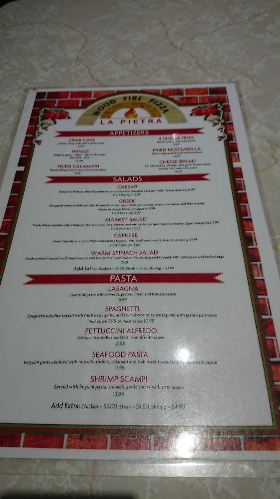 La Pietra-Woodfired Pizza Menu image 3