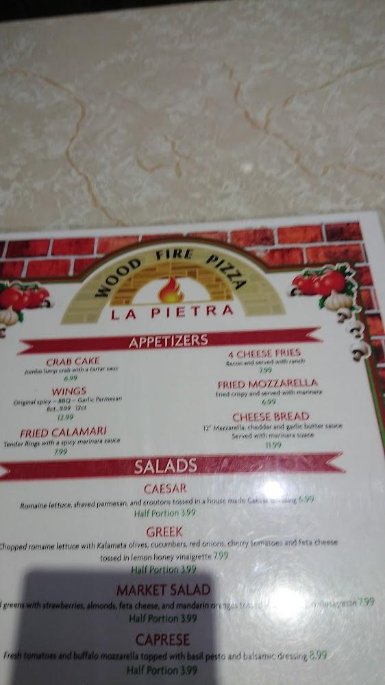 La Pietra-Woodfired Pizza Menu image 4